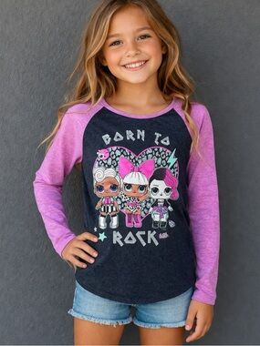 L.O.L. Surprise Girls “Born To Rock” Top Size M (7/8)